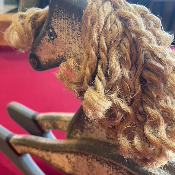 Vtg Handmade Rocking Horse - Picture 4 of 7